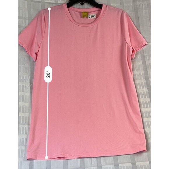 daisy Women pink short sleeve t shirt Size M - Picture 3 of 5